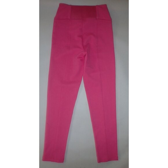 Betabrand Women's High-Waist Pink Yoga Work Office Pants Classic Comfort - Picture 4 of 6